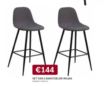 Crack Set van 2 barstoelen wilma aanbieding