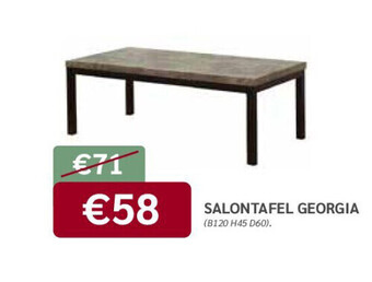 Crack Salontafel georgia aanbieding