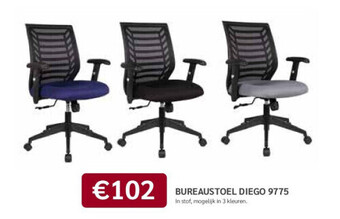 Crack Bureaustoel diego 9775 aanbieding