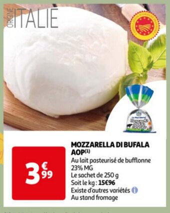 Auchan Mozzarella Di Buffala AOP aanbieding