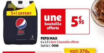Auchan Pepsi Max 6 x 1.5L aanbieding