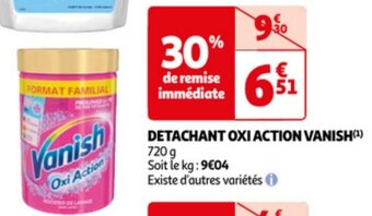 Auchan Vanish Detachant oxi action 720g aanbieding