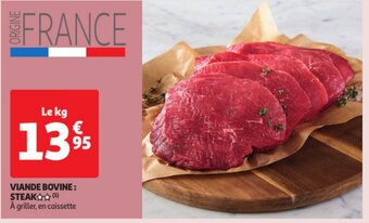 Auchan Steak le kg aanbieding