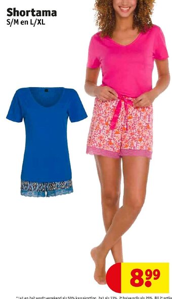 Kruidvat Shortama aanbieding