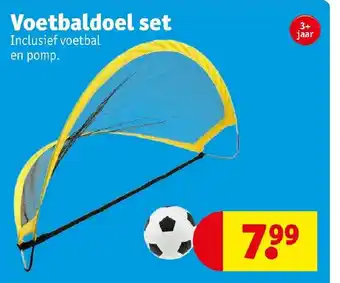 Kruidvat Voetbaldoel set aanbieding