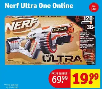 Kruidvat Nerf ultra one online aanbieding