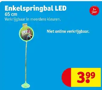 Kruidvat Enkelspringbal LED 65cm aanbieding