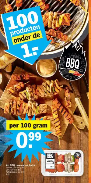 Albert Heijn Ah bbq boerenbrochette aanbieding
