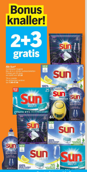 Albert Heijn Alle sun* aanbieding