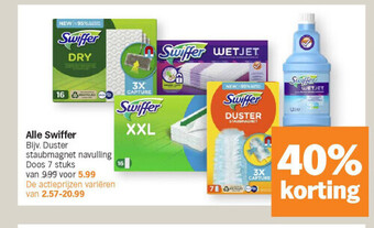 Albert Heijn Alle swiffer aanbieding
