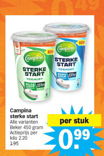 Albert Heijn Campina sterke start aanbieding