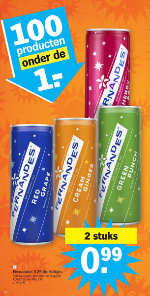 Fernandes 0.25 literblikjes