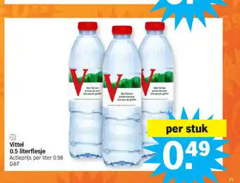 Albert Heijn Vittel 0.5 literflesje aanbieding