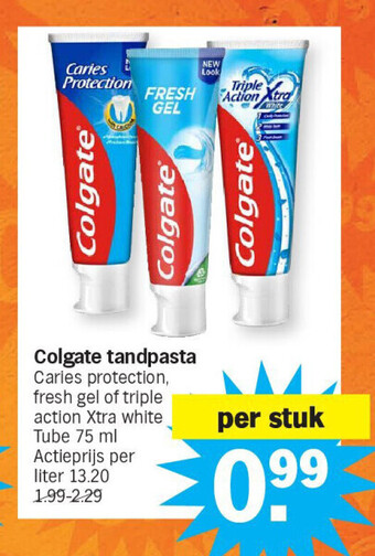 Albert Heijn Colgate tandpasta aanbieding