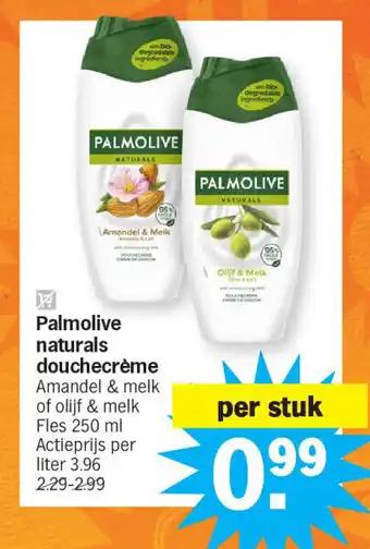 Albert Heijn Palmolive naturals douchecrème aanbieding