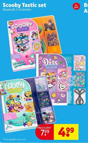 Kruidvat Scooby tastic set aanbieding