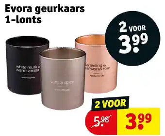 Evora geurkaars 1-lonts