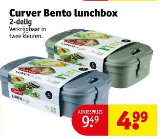 Kruidvat Curver Bento Lunchbox 2-Delig aanbieding