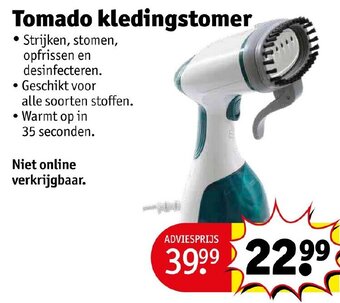 Kruidvat Tomado Kledingstomer aanbieding