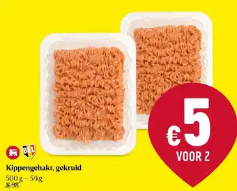 Delhaize Kippengehakt , Gekruid aanbieding