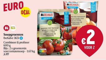 Delhaize Soepgroenten aanbieding