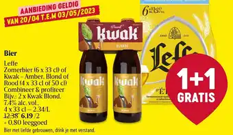 Bier Leffe , Zomerbier of Kwak - Amber , Blond of Rood