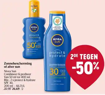 Delhaize Nivea Sun Zonnebescherming of After Sun aanbieding