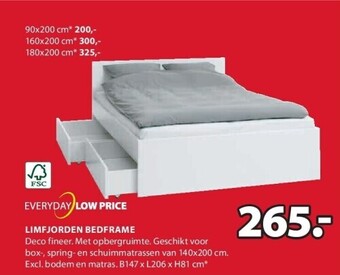 Jysk Limfjorden bedframe aanbieding