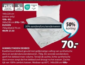 Jysk Himmeltinden dekbed aanbieding