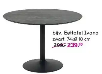 Leen Bakker Eettafel ivano aanbieding