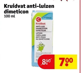 Kruidvat Kruidvat anti-luizen dimeticon 100 ml aanbieding