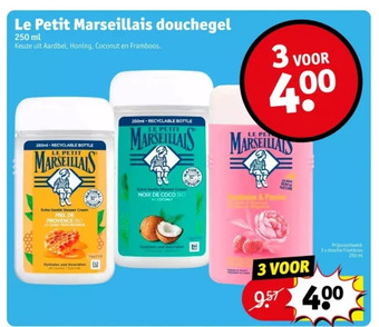 Kruidvat Le petit marseillais douchegel 250 ml aanbieding