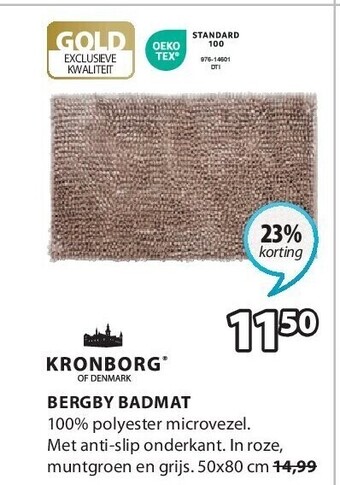 Jysk Bergby badmat aanbieding