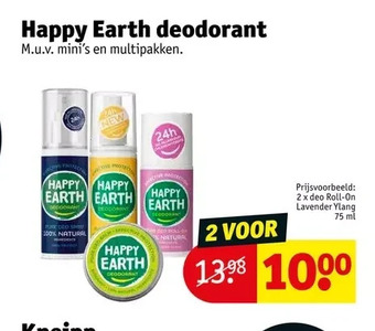 Happy earth deodorant