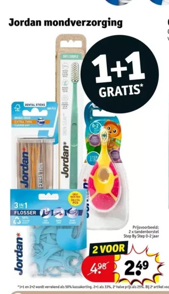 Kruidvat Jordan mondverzorging aanbieding