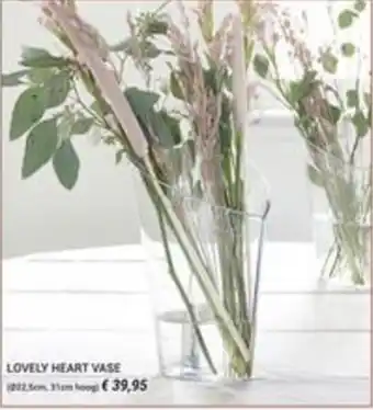 Lovely heart vase