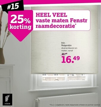 Leen Bakker Rolgordijn aanbieding