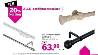 Leen Bakker Complete roede set madrid aanbieding