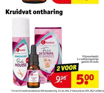 Kruidvat Kruidvat ontharing aanbieding