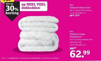 Leen Bakker Dekbed cybele middelwarm aanbieding
