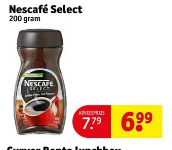 Kruidvat Nescafé select 200 gram aanbieding