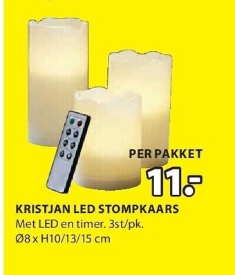 Jysk Kristjan led stompkaars aanbieding