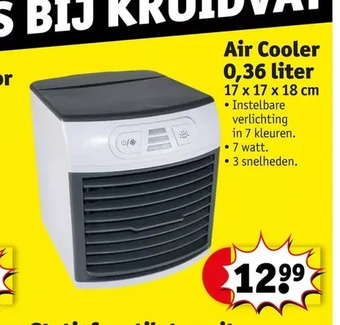 Kruidvat Air cooler 0,36 liter 17 x 17 x 18 cm aanbieding