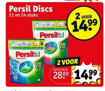 Kruidvat Persil discs aanbieding