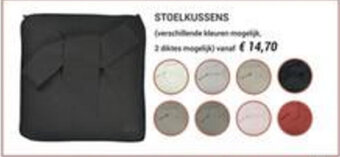 Meubelen Jonckheere Stoelkussens aanbieding
