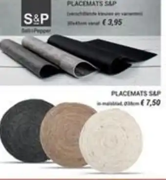 Meubelen Jonckheere Placemats s&p aanbieding