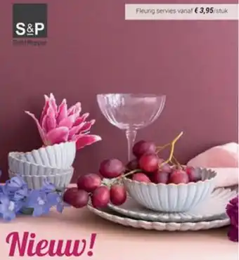 Meubelen Jonckheere Fleurig servies vanaf aanbieding