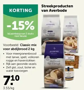 AVEVE Classic mix voor abdijbrood 2 kg aanbieding