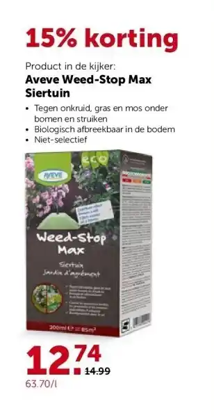 AVEVE Aveve weed-stop max siertuin aanbieding