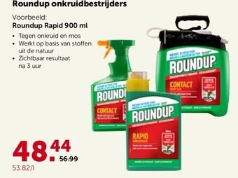 Roundup onkruidbestrijders